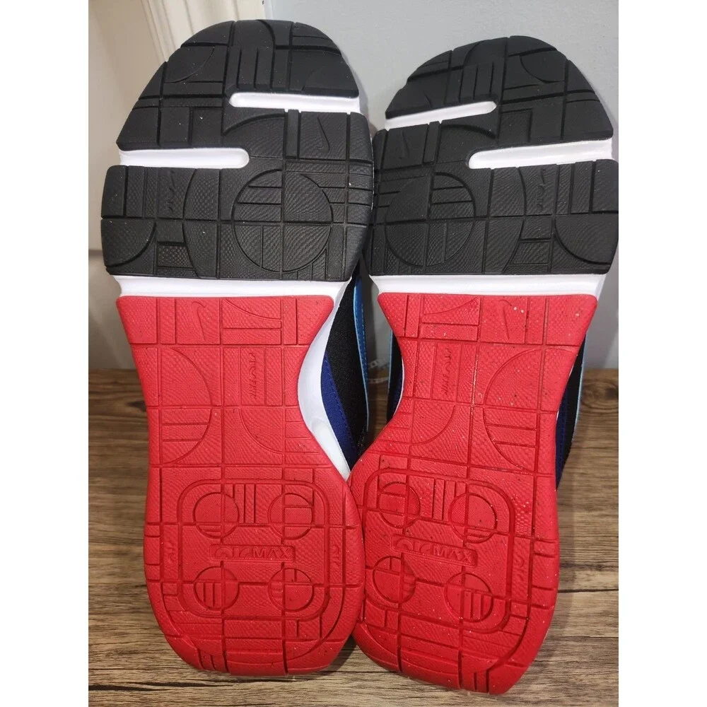 Nike Big Kid Air Max INTRLK Lite GS Running Shoes Sz 6.5Y Blk/Grey/Royal Blue - Picture 10 of 15